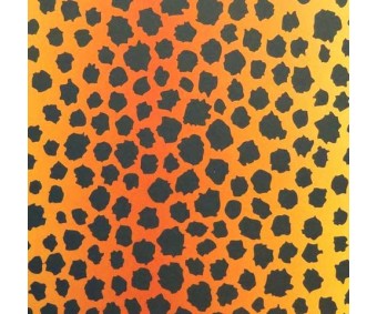 Mustriga kartong A4, 4 lehte - gepard